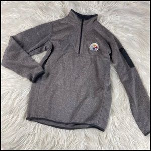 Antigua Pittsburgh Steelers size medium 1/4 zip up sweatshirt